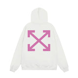 OFF WHITE Hoodie Trendy Street Style Personalized Cotton