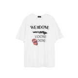 We11 Done T Shirts Puff Print Letter Logo For Men And Women
