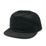 Trendy flat brimmed hat corduroy heattech breathable