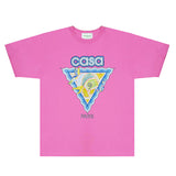 Casablanca T Shirts Fashion Print Street