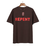 Marilyn Manson T Shirt Lightning Distressed T-shirt Men and Women Short Sleeve Loose