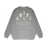 Amiri Long Sleeved Shirt Printed Trendy Pure Cotton