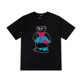 We11 Done T Shirts Cartoon Bear Print Summer Casual Men and Women