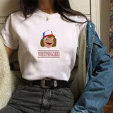 Stranger Things T Shirt Stranger Things Polyester Printed T-shirt Summer Loose Casual Women