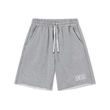 Amiri shorts drawstring slacks alphabet shorts