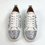 Louboutin-style red bottom shoes cl andgz men's shoes cowhide low-top women's shoes sneakers casualeasiest for match rhinestone rivet design casual shoes men's spring