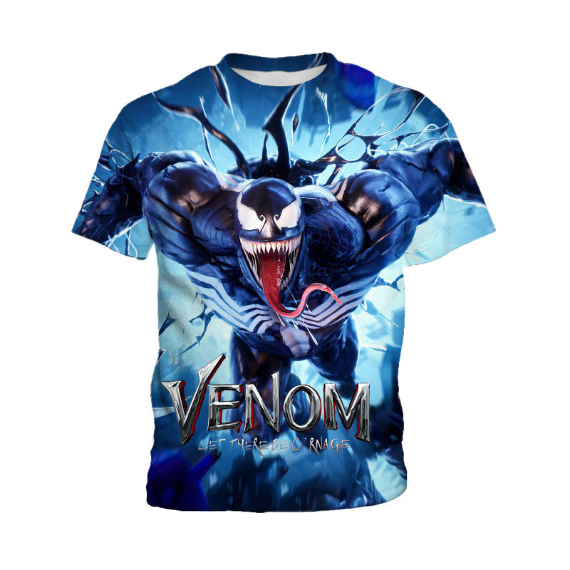 Marvel T Shirt Men's Short Sleeve Marvel Movie T-shirt Casual