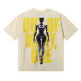 Godspeed t Shirts Technology Robot Printing Cotton Casual Short Sleeve Men and Women