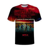 Stranger Things T Shirt 3D Printing Men's Summer