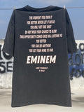Men Vintage T-Shirts "Eminem" LOSE YOURSELF 8 Mile Washed Black Tee