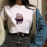 Stranger Things T Shirt Stranger Things Stranger Things Printed Polyester round Neck Pullover T-shirt