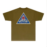 Rhude T Shirts Printed Trendy Pure Cotton