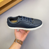 Louboutin-style red bottom shoes men genuine leather red bottom casual shoes imported cowhide breathable low-top sneakers trendy men's shoes