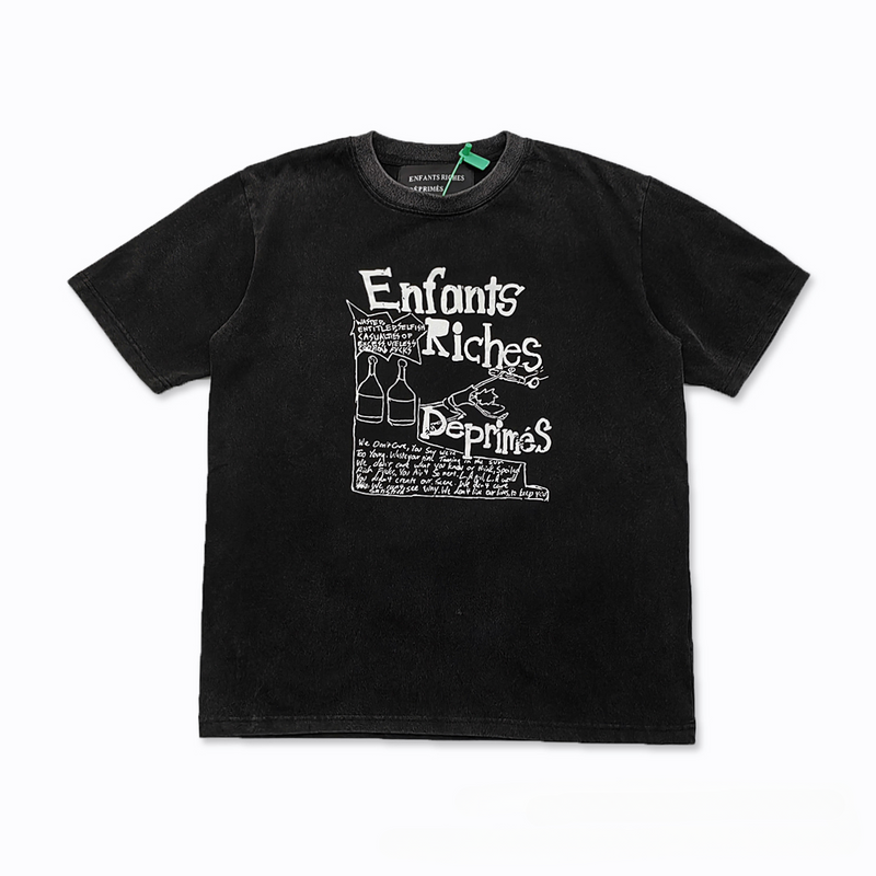 ERD T Shirts Summer Washed Old Short-Sleeved T-shirt