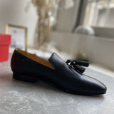 Louboutin-style red bottom shoes embroidered shoes fashioneasiest for matchcasual business thick sole glossy gentleman leather shoes red bottom wedding cl men's shoes