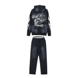 HS Hoodie And Pants Two-Piece Set