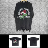 Amiri washed t-shirt rose short sleeve