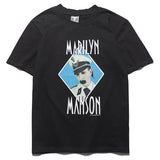 Marilyn Manson T Shirt ASAP Rocky Couple Short Sleeve