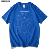 Marvel T Shirt Anime Cartoon Short Sleeve T-shirt Men and Women Loose plus Size