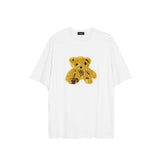 We11 Done T Shirts Embroidered Bear Pattern Loose Men and Women Same Style