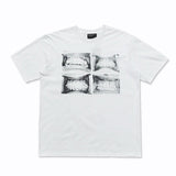 ERD T Shirts Short Sleeve Retro Slogan T-shirt Cotton