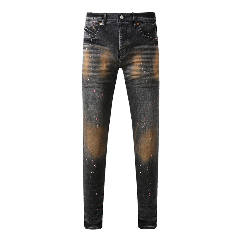 Purple Brand Jeans Pure Cotton High Street Trend #9109