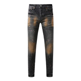 Purple Brand Jeans Pure Cotton High Street Trend #9109