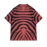 Rhude T Shirt Zebra Letter Embroidery Casual Short Sleeve Shirt, Shorts