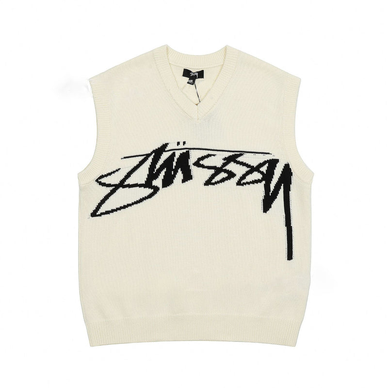 Stussy Sweatshirts Knitted Sweater Vest