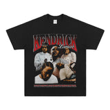 Kendrick Lamar T Shirts Cotton Hip Hop Rap Loose Short Sleeves