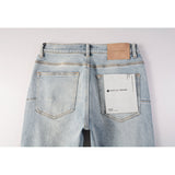 Purple Brand Jeans Pure Cotton High Street Trend
