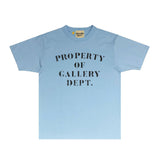 Gallery Dept T Shirt Retro Printed Loose Short-Sleeved Shirt