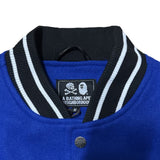 Bathing Ape jacket autumn and winter ape man letter embroidered patch leather sleeve baseball cotton jacket cotton coat