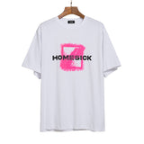 We11 Done T Shirts Homesick Letter Printing Men and Women Same Loose