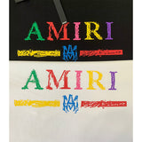 Amiri T Shirts Fashion Print Couple High Street