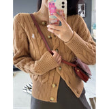 Ralph Lauren Knitted sweaters RL Ralph Lauren Pony Sweater Cardigan Casual Knitted Sweater Loose