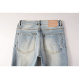 Purple Brand Jeans Pure Cotton High Street Trend #9101