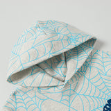 Sp5der Hoodie Cobweb Puff Print Pure Cotton