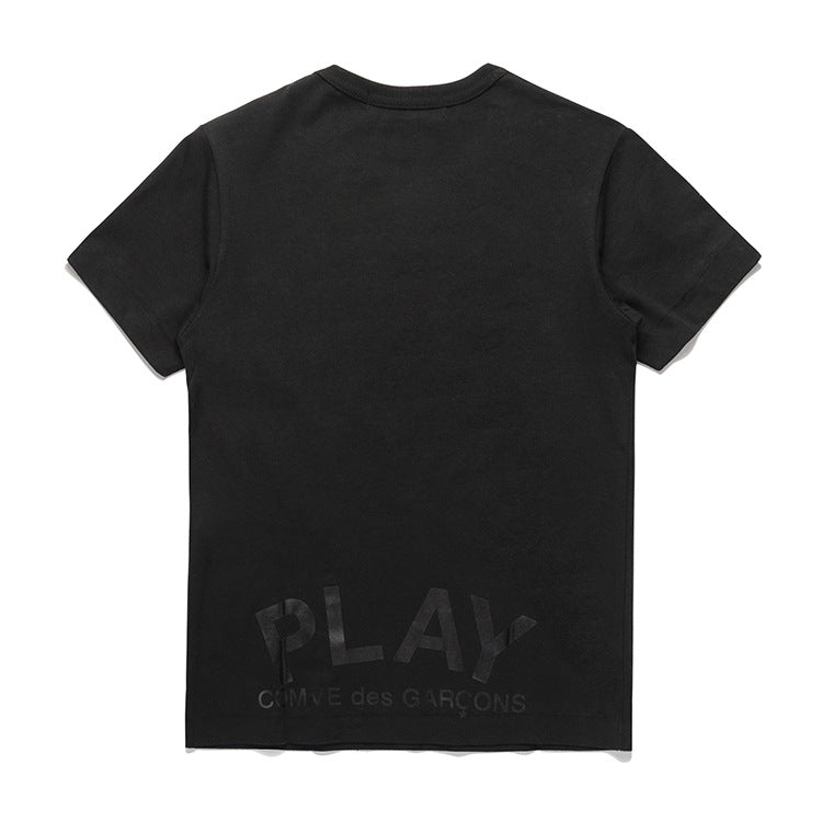 CDG Be Kind T Shirt Cotton round Neck Love Short Sleeve T-shirt