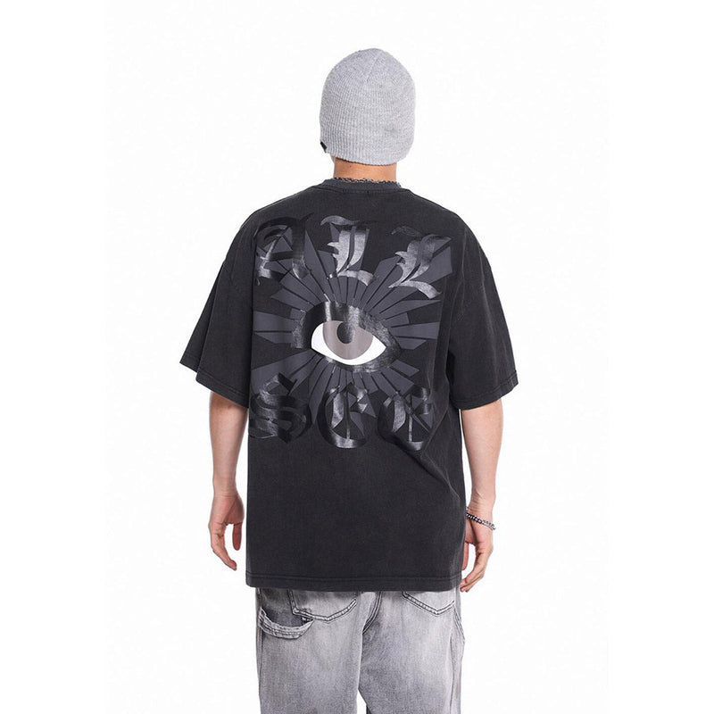Unisex T-Shirts HOUSE OF ERRORS Old Big Eyes Print T-Shirt
