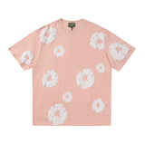 Denim Tears Outfit: T Shirt/Shorts (Separate Purchase Options) Puff Print Short Sleeve T-shirt Loose Couple Shorts Suit