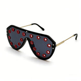 Trendy punk glasses retro