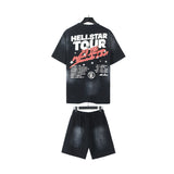 HS T-Shirt And Shorts Two-Piece Set