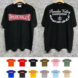 Rhude T Shirts Printed Trendy Pure Cotton