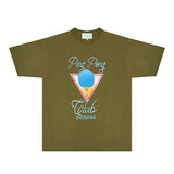 Casablanca T Shirts Fashion Print Street