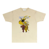 Rhude T Shirts Printed Trendy Pure Cotton