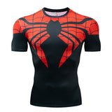 Marvel T Shirt Tight Men's Sports Fitness 3D Men's Clothing