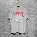 Amiri t shirts bull printing short sleeve