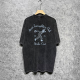 Amiri washed t-shirt bowling print short sleeves