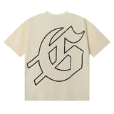Godspeed T Shirts Skateboard Skull Junior Print Cotton Casual Short Sleeve Men and Women